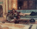 Die Maniküre araber Maler Rudolf Ernst